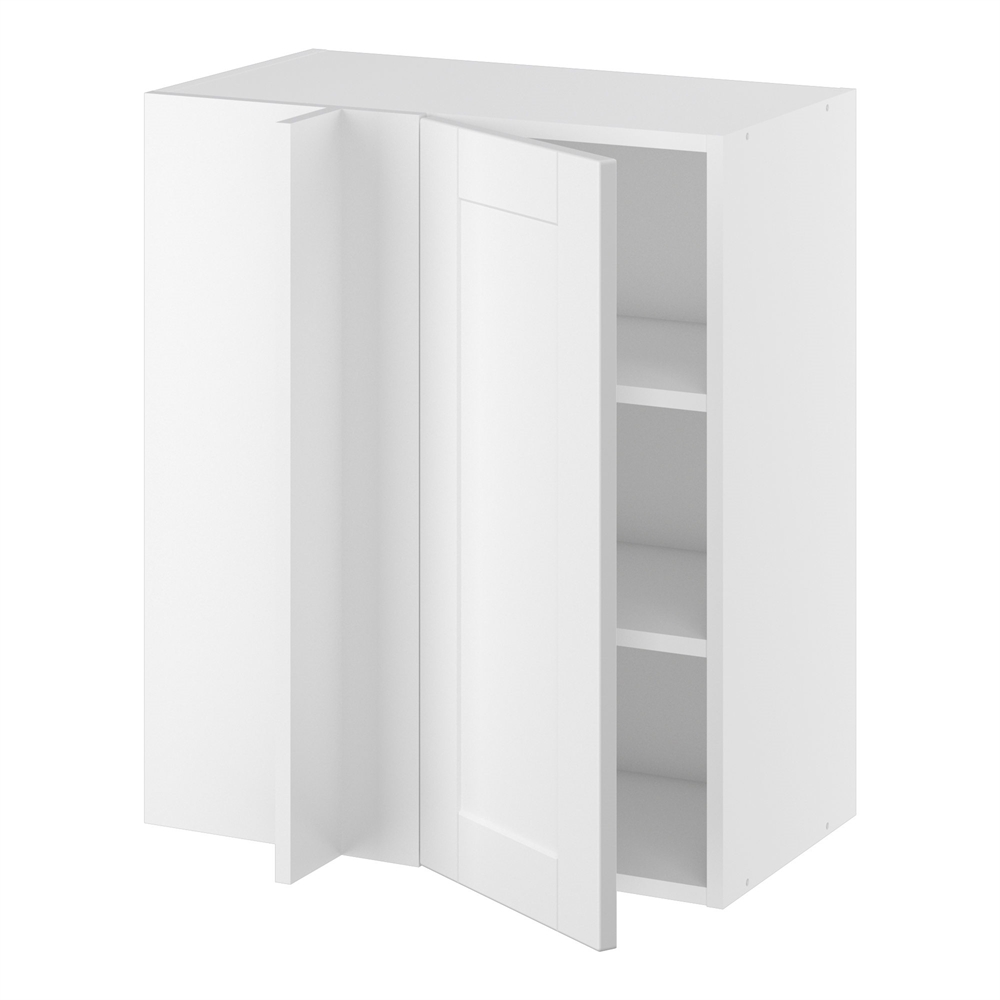 Kitchn Hjørneindstiksoverskab Hylder Og Blændplade 340 Mm Låge 296 Mm Min 640 Mm Fra Væg :704 :320 :600