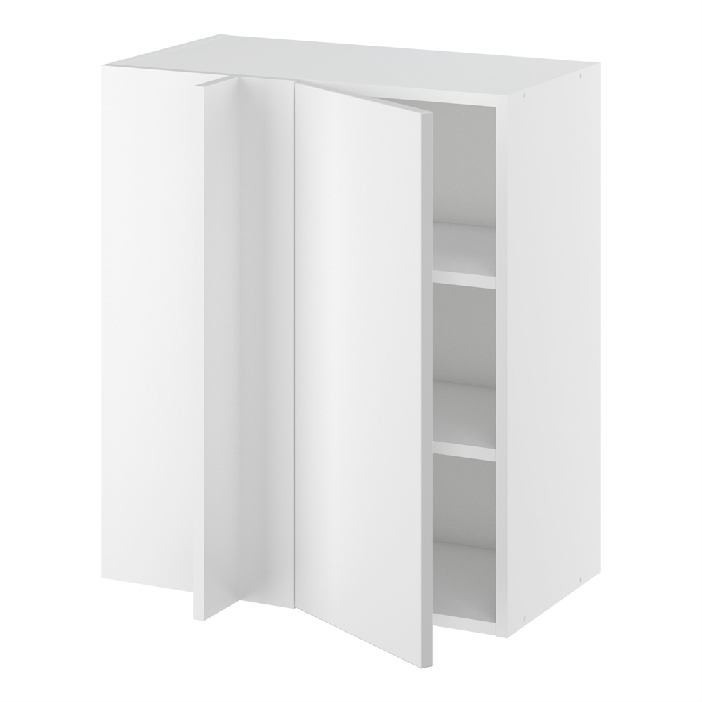 Kitchn Hjørneindstiksoverskab Hylder Og Blændplade 340 Mm Låge 296 Mm Min 640 Mm Fra Væg :704 :320 :600
