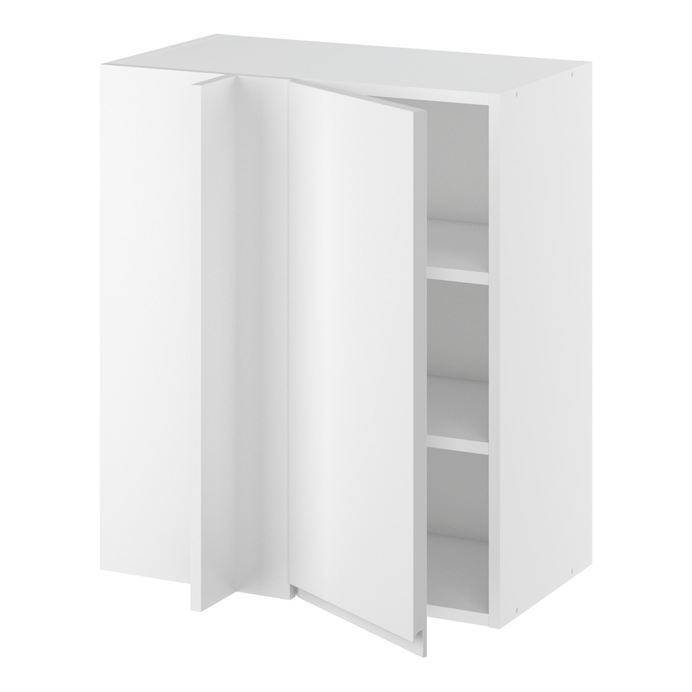 Kitchn Hjørneindstiksoverskab Hylder Og Blændplade 340 Mm Låge 296 Mm Min 640 Mm Fra Væg :704 :320 :600