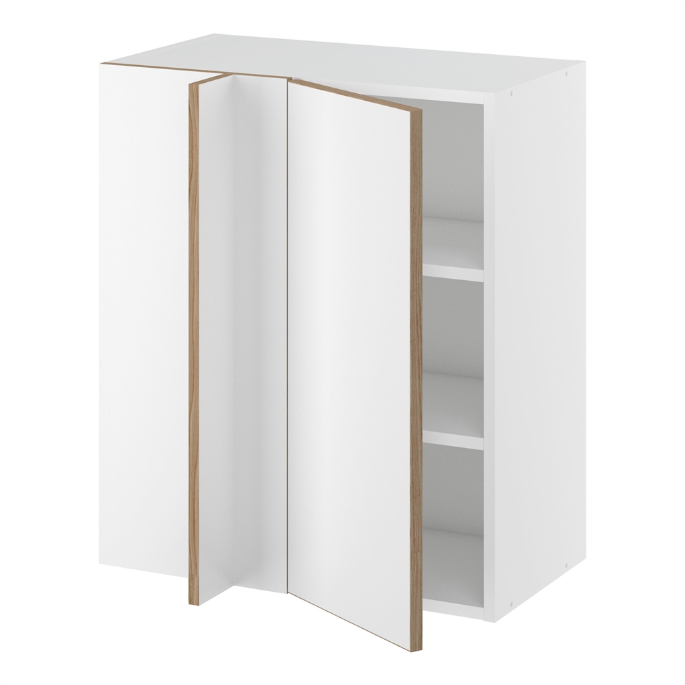 Kitchn Hjørneindstiksoverskab Hylder Og Blændplade 340 Mm Låge 296 Mm Min 640 Mm Fra Væg :704 :320 :600