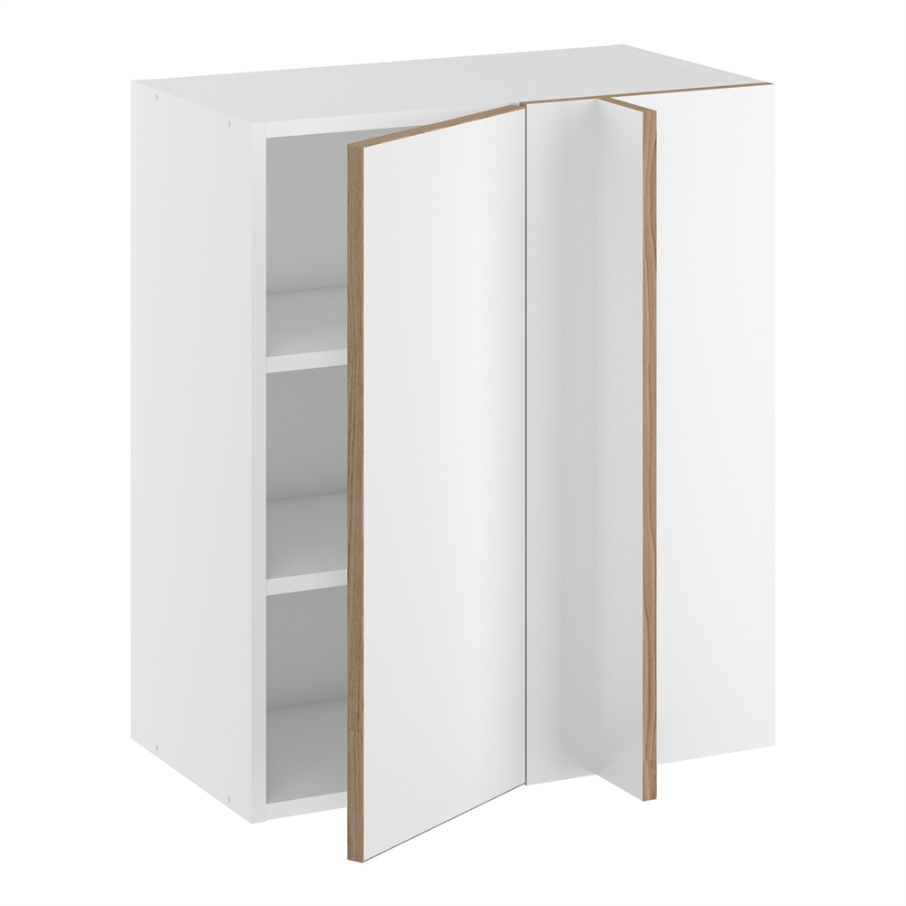 Kitchn Hjørneindstiksoverskab Hylder Og Blændplade 340 Mm Låge 296 Mm Min 640 Mm Fra Væg :704 :320 :600