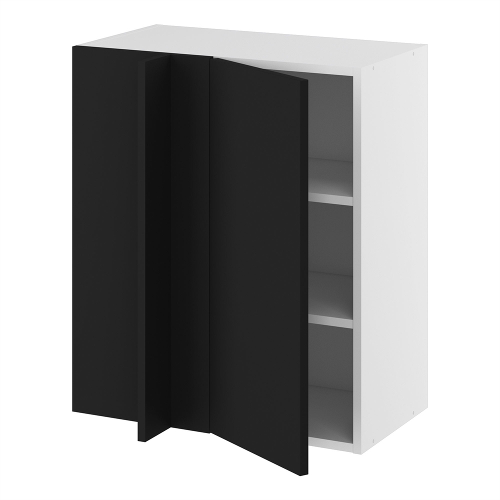 Kitchn Hjørneindstiksoverskab Hylder Og Blændplade 340 Mm Låge 296 Mm Min 640 Mm Fra Væg :704 :320 :600