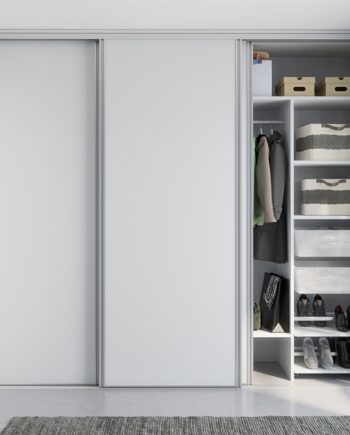 Mogensen Compact Skydelåger På Mål Til Garderobe Med   Låger Total Bredde 144 Til 192 Cm