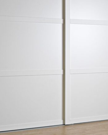 Mogensen Contoura Rammedør Skydelåger På Mål Til Garderobe Med   Låger Og Softclose Total Bredde 92 Til 125 Cm