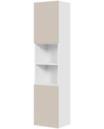 Multi-living Bad Højskab 40 Cm Med   Hylder Og   Låger