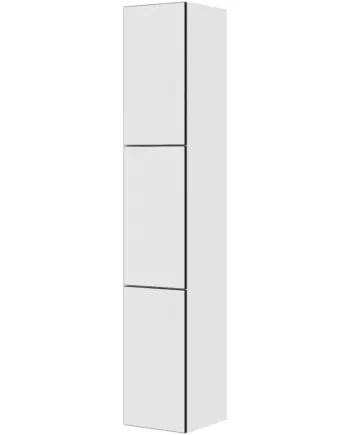 Multi-living Bad Højskab   White Black Line  : 172   Cm  : 32   Cm   Låger Inklusiv   Hylder  Bredde: 30 Cm