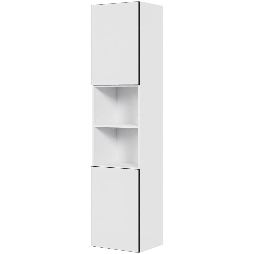 Multi-living Bad Højskab White Black Line : 172 Cm : 32 Cm Låger Inklusiv Hylder Bredde: 40 Cm