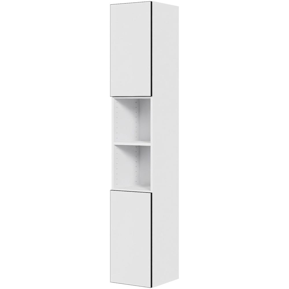 Multi-living Bad Højskab White Black Line : 172 Cm : 32 Cm Låger Inklusiv Hylder Bredde: 30 Cm