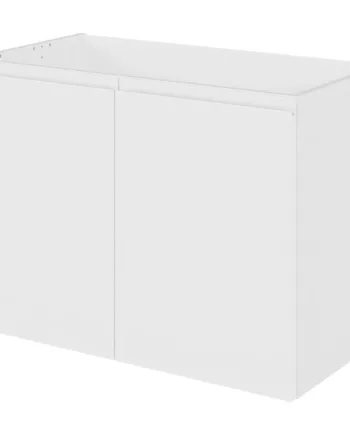 Multi-living Bad Hyldeskab 80 Cm Med Hylde Og   Låger