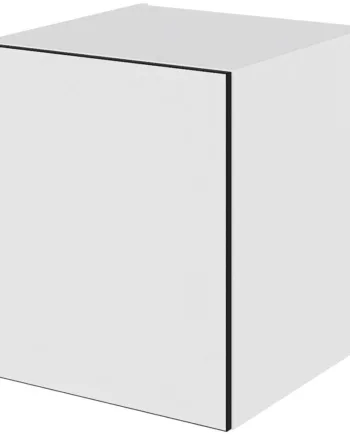 Multi-living Bad Hyldeskab   White Black Line Med   Låge Bredde: 50 Cm