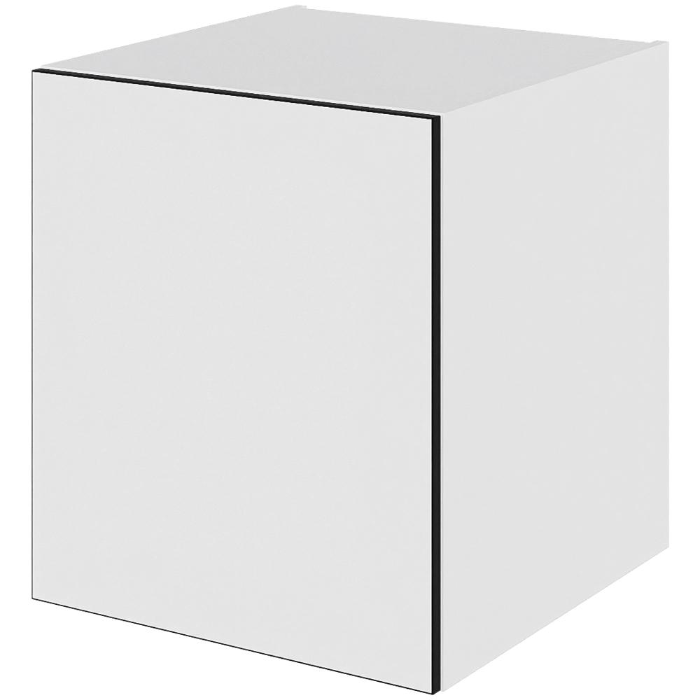 Multi-living Bad Hyldeskab White Black Line Med Låge Bredde: 50 Cm