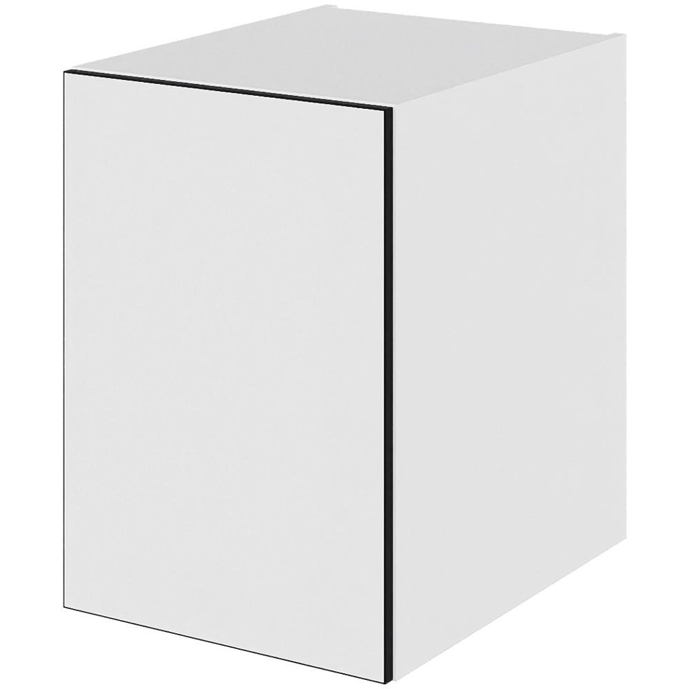 Multi-living Bad Hyldeskab White Black Line Med Låge Bredde: 40 Cm