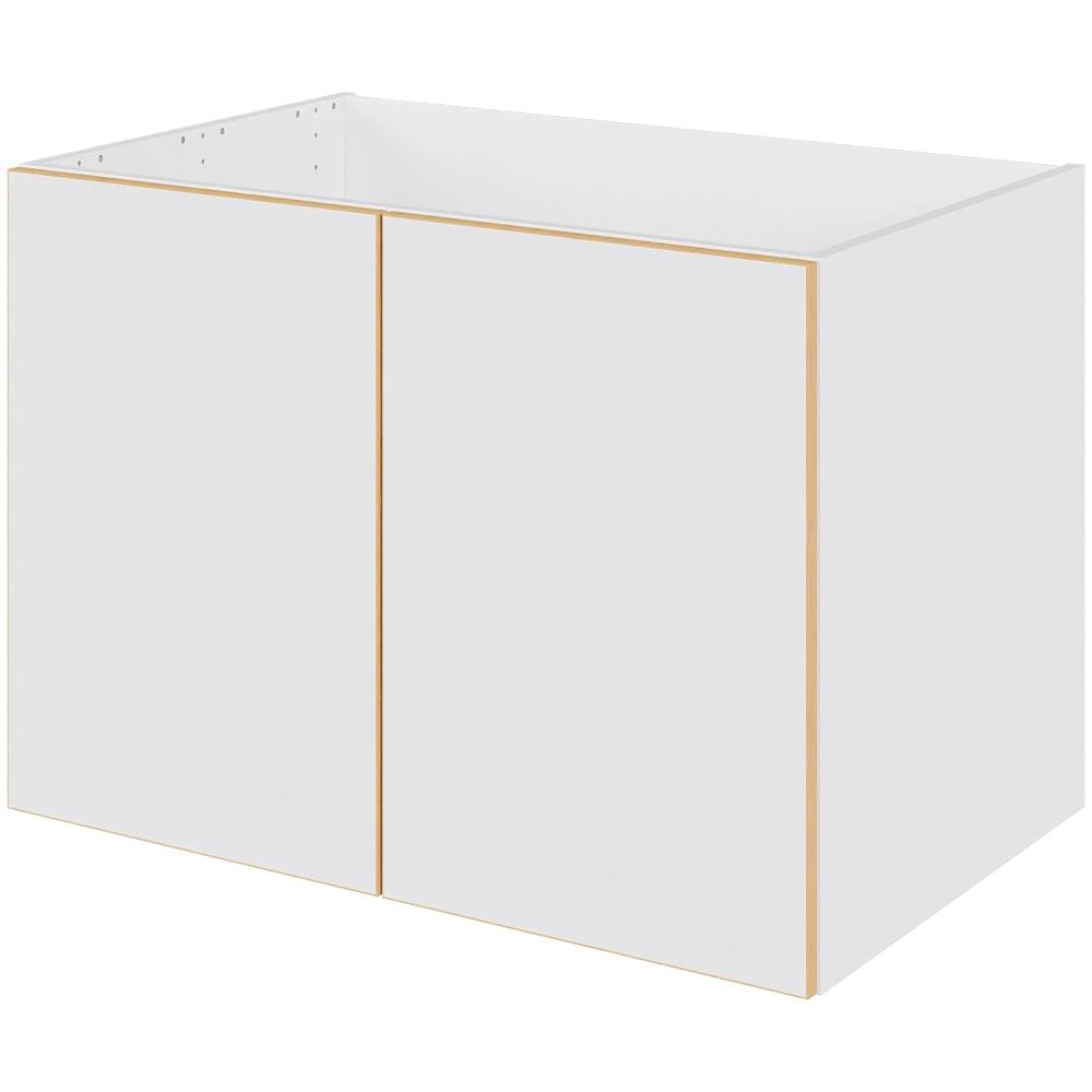 Multi-living Bad Hyldeskab White Oak Line Med Låger Bredde: 80 Cm