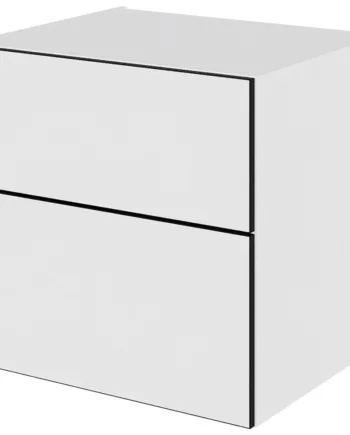 Multi-living Bad Skuffeskab   White Black Line  : 57   Cm  : 51   Cm Fuldudtræk Softluk Bredde: 60 Cm