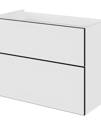 Multi-living Bad Skuffeskab   White Black Line  : 57   Cm  : 44   Cm Metalforsag Bredde: 80 Cm
