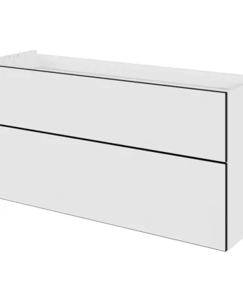Multi-living Bad Skuffeskab   White Black Line  : 57   Cm  : 44   Cm Metalforsag Bredde: 120 Cm