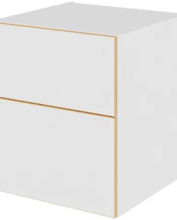 Multi-living Bad Skuffeskab   White Oak Line  : 57   Cm  : 51   Cm Fuldudtræk Softluk Bredde: 50 Cm