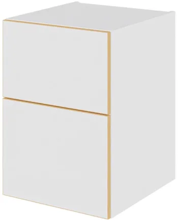 Multi-living Bad Skuffeskab   White Oak Line  : 57   Cm  : 44   Cm Metalforsag Bredde: 40 Cm