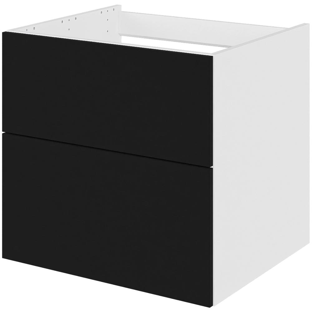 Multi-living Bad Vaskeskab Cibo Nero : 57 Cm : 51 Cm Udskæring Til Afløb Bredde: 60 Cm