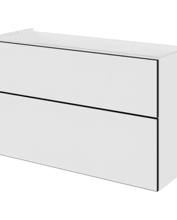 Multi-living Bad Vaskeskab   White Black Line  : 57   Cm  : 44   Cm Fuldudtræk Softluk Bredde: 100 Cm