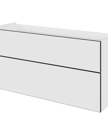 Multi-living Bad Vaskeskab   White Black Line  : 57   Cm  : 44   Cm Fuldudtræk Softluk Bredde: 120 Cm