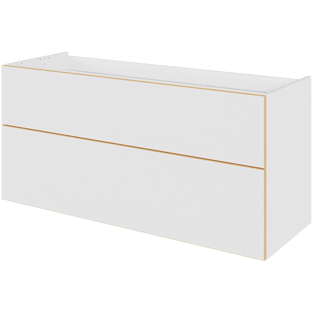 Multi-living Bad Vaskeskab White Oak Line : 57 Cm : 44 Cm Fuldudtræk Softluk Bredde: 120 Cm