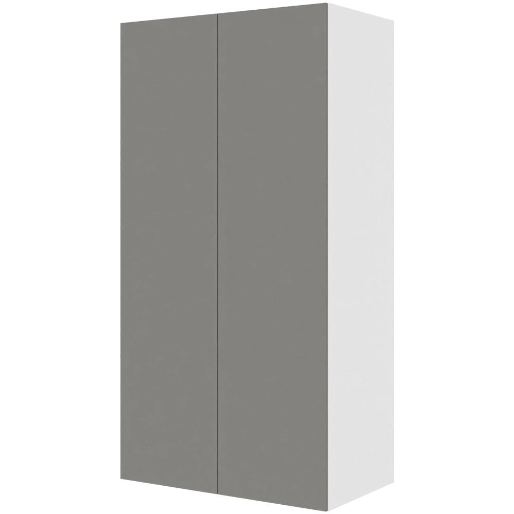 Multi-living Bøjle Højskab Cibo Grigio : 195 Cm : 60 Cm Inklusiv Hylde Samt Oval Bøjlestang Bredde: 100 Cm