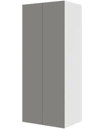 Multi-living Bøjle Højskab   Cibo Grigio  : 195   Cm  : 60   Cm Inklusiv   Hylde Samt   Oval Bøjlestang Bredde: 80 Cm