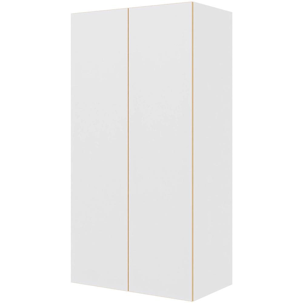 Multi-living Bøjle Højskab White Oak Line : 195 Cm : 60 Cm Inklusiv Hylde Samt Oval Bøjlestang Bredde: 100 Cm