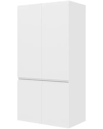 Multi-living Bøjleskab 100 Cm Med Hylde  Bøjlestang Og   Låger