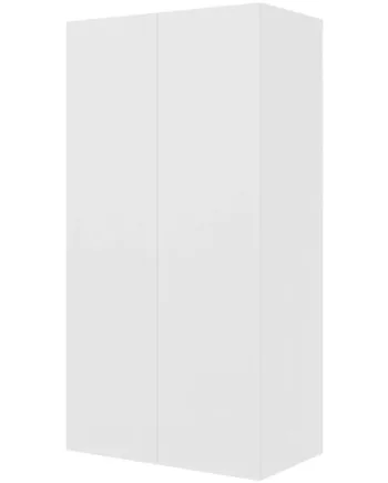 Multi-living Combiskab   Malet Hvid Front  : 195   Cm  : 60   Cm   Låger Inklusiv   Hylde Samt   Oval Bøjlestang  Bredde: 100 Cm