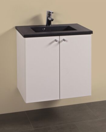 Multi-living Hvid Front Small Bad Underskab Med   Låger Og Vaskebordplade