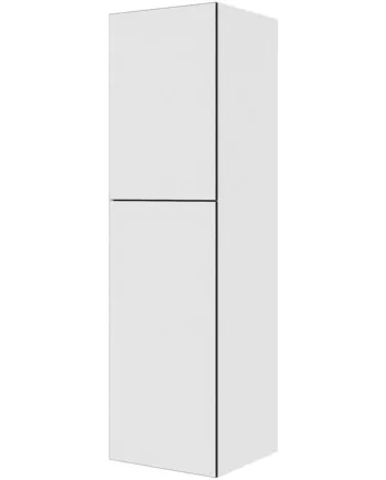 Multi-living Køkken Ekstra Højt Kosteskab    White Black Line  : 214   Cm  : 60   Cm Inklusiv   Hylde    Trådreol    Slangeholder Bredde: 60 Cm