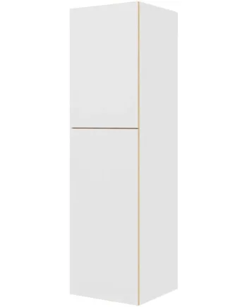 Multi-living Køkken Ekstra Højt Kosteskab    White Oak Line  : 214   Cm  : 60   Cm Inklusiv   Hylde    Trådreol    Slangeholder Bredde: 60 Cm