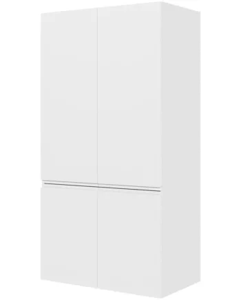 Multi-living Køkken Højskab   Hvid Grebsfri Tomt  : 195   Cm  : 60   Cm   Låger Bredde: 100 Cm