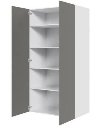 Multi-living Køkken Hyldeskab   Cibo Grigio  : 195   Cm  : 60   Cm   Låger Inklusiv   Hylder Bredde: 100 Cm