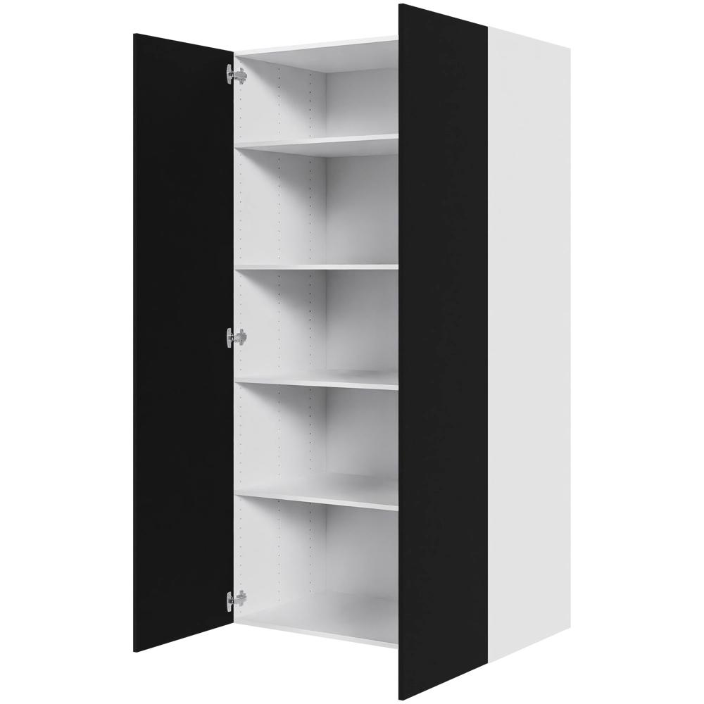 Multi-living Køkken Hyldeskab Cibo Nero : 195 Cm : 60 Cm Låger Inklusiv Hylder Bredde: 100 Cm