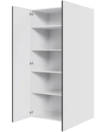 Multi-living Køkken Hyldeskab   White Black Line  : 195   Cm  : 60   Cm   Låger Inklusiv   Hylder Bredde: 100 Cm