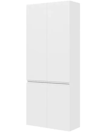 Multi-living Køkken Tilpasningsskab   Hvid Grebsfri  : 195   Cm  : 34   Cm Inklusiv   Hylder Bredde: 80 Cm