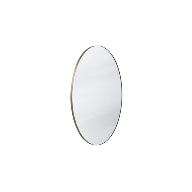 Tradition Amore Spejl Sc56 Bronzeret Messing Sølv ø70 Cm