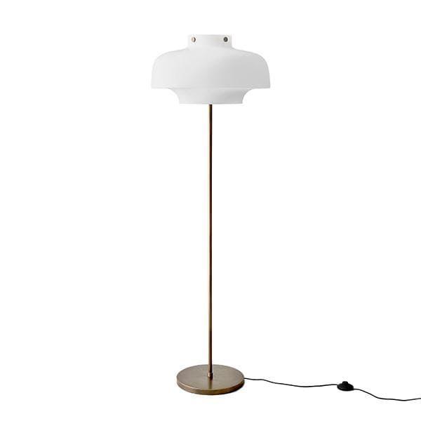 Tradition Copenhagen Sc14 Gulvlampe Opal Glas   Messing