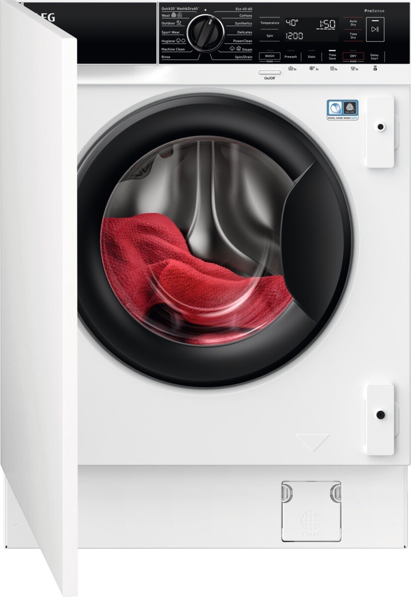 Vaske- Tørremaskine Powercare Aeg 8000 L8wbi864t3