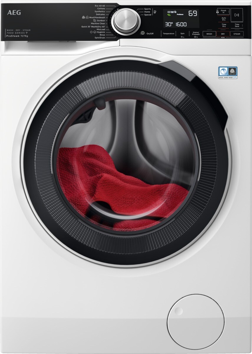 Vaske- Tørremaskine Prostream Aeg 7000 Lwr756sy6s