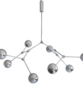 101 Copenhagen Drop Globe Lysekrone Krom