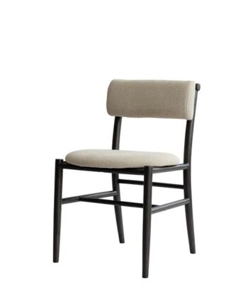 101 Copenhagen Nama Spisebordsstol Coffee Black Hør