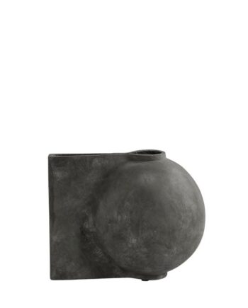 101 Copenhagen Offset Vase Mini Mørkgrå