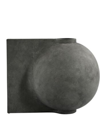 101 Copenhagen Offset Vase Stor Mørkgrå