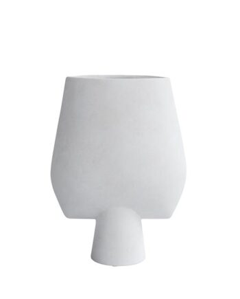 101 Copenhagen Sphere Vase Square Stor Bone White