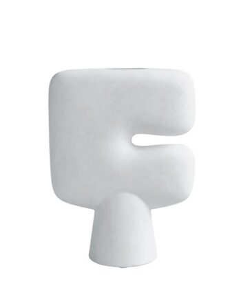 101 Copenhagen Tribal Vase Stor Bone White