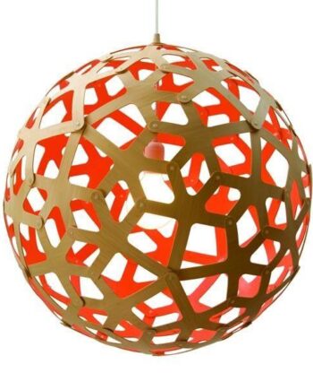 David Trubridge Coral ø80 Rød Pendel